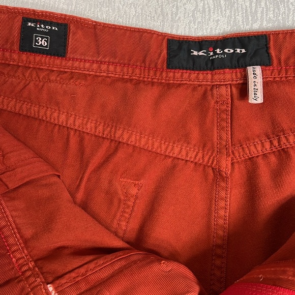 KITON 5 POCKETS 97% COTTON JEANS Sz 36 - Picture 4 of 13